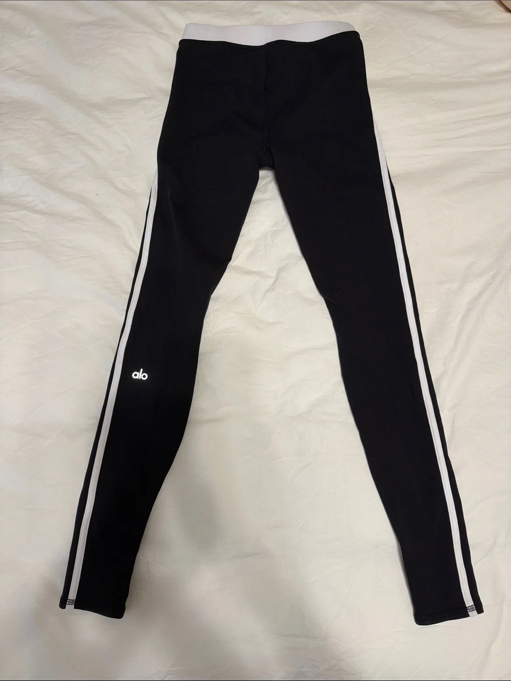 Alo Yoga Airbrush High Waist Streamlined Leggings Black Size XS